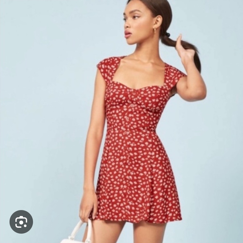 Reformation Mini Floral Dress